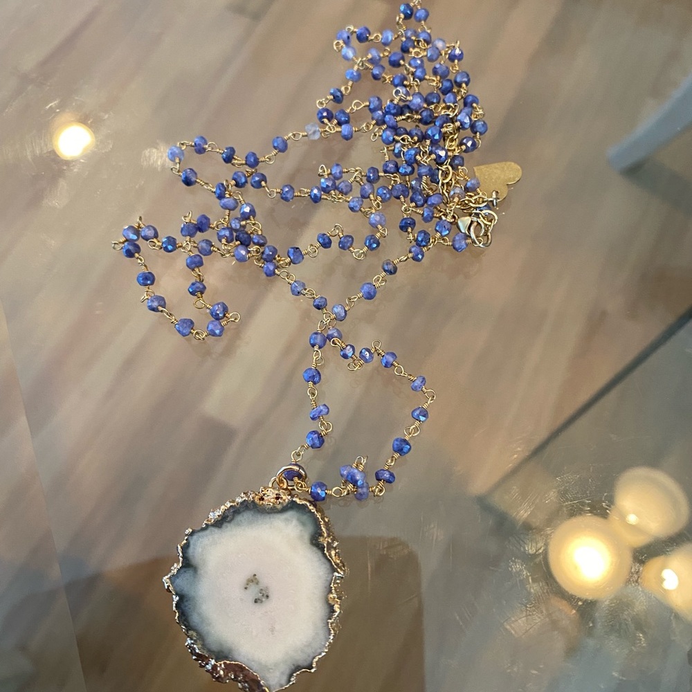 Love poppy necklace